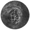 zestaw 5 monet zastępczych z mosiądzu i miedzi wybitych prawdopodobnie na początku XX w. i 1 monet..