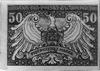 50 marek emitowane przez Bank dla Polski Zachodniej z prawem wykupu do 31.12.1918, bardzo rzadki