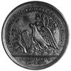 medal sygnowany T.1, (T. Iwanow), wybity w 1717 r., Aw: Popiersie cara Piotra I i napis, Rw: Orzeł..