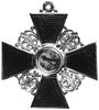 krzyż Orderu Św. Anny (II klasa) koniec XIX w., złoto (punca 56 na uszku i inicjały AK na ramieniu..