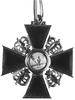 krzyż Orderu Św. Anny (IV klasa) lata 80-te XIX w., złoto (punca na uszku i ĘO na ramieniu pod ema..