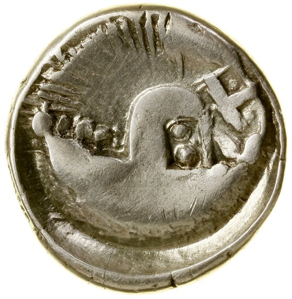 Stater typu krakowskiego odmiany II, (ok. II–I w. pne), mennica w okolicach Krakowa