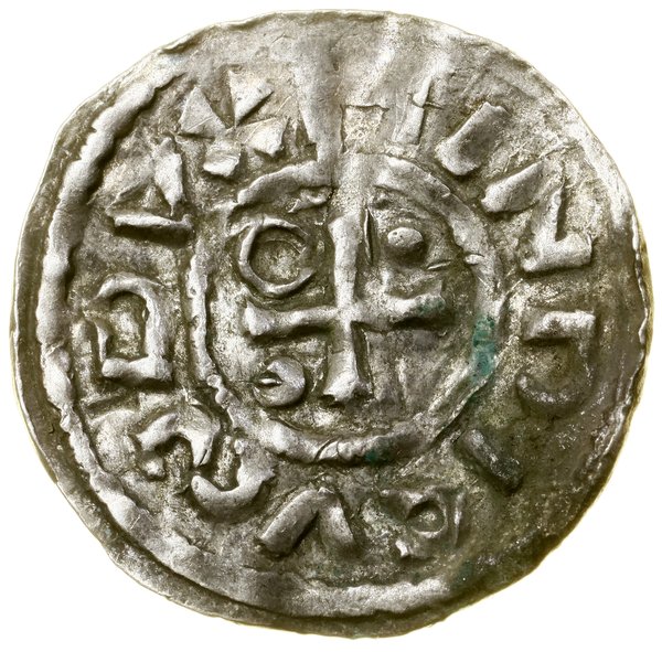 Denar, (985–995), Ratyzbona, mincerz Hildi
