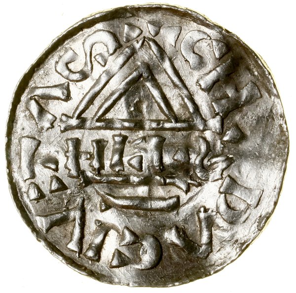 Denar, (1002–1009), Cham, mincerz Haisti