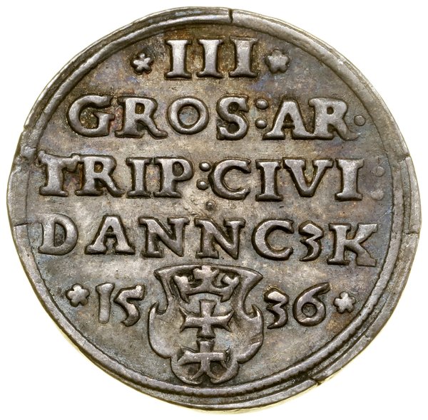 Trojak, 1536, Gdańsk