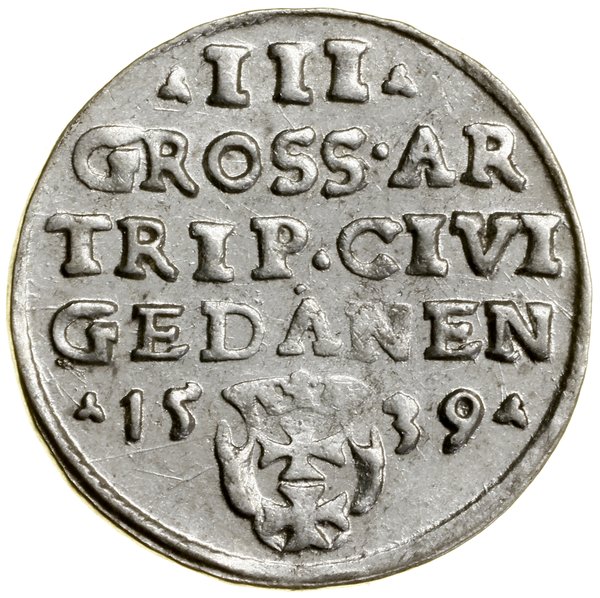 Trojak, 1539, Gdańsk