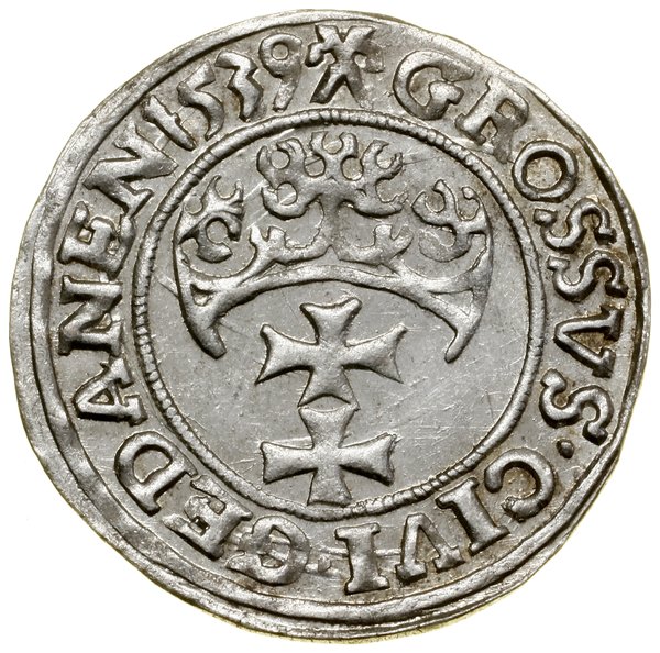 Grosz, 1539, Gdańsk