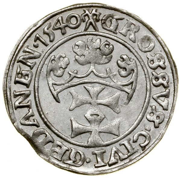 Grosz, 1540, Gdańsk