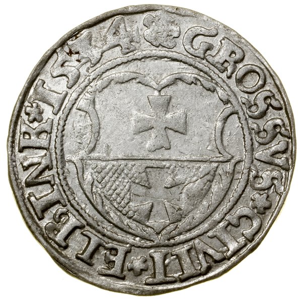 Grosz, 1534, Elbląg