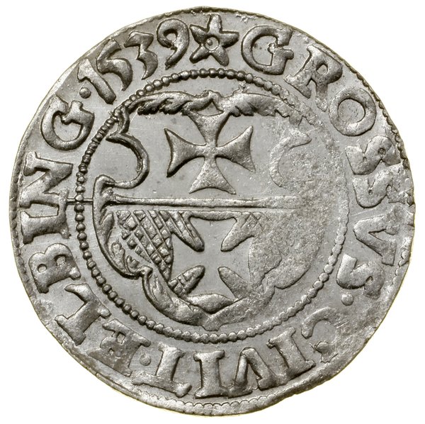 Grosz, 1539, Elbląg