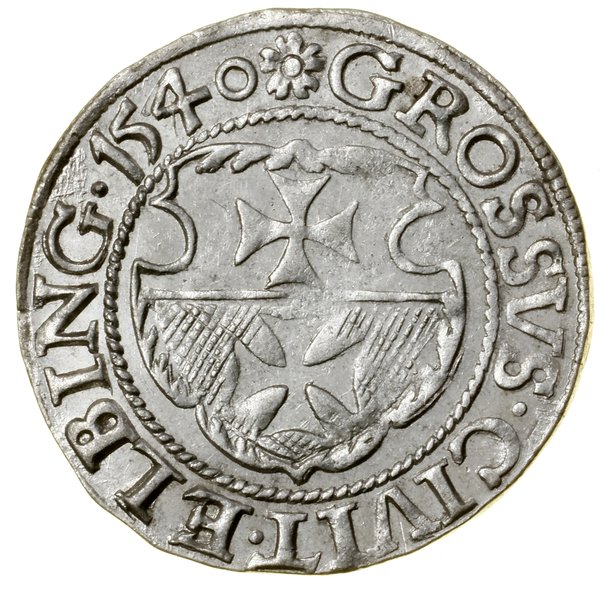 Grosz, 1540, Elbląg