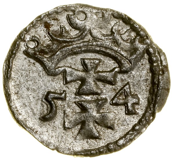 Denar, 1554, Gdańsk