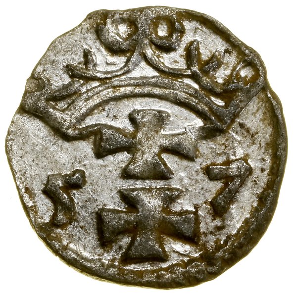 Denar, 1557, Gdańsk