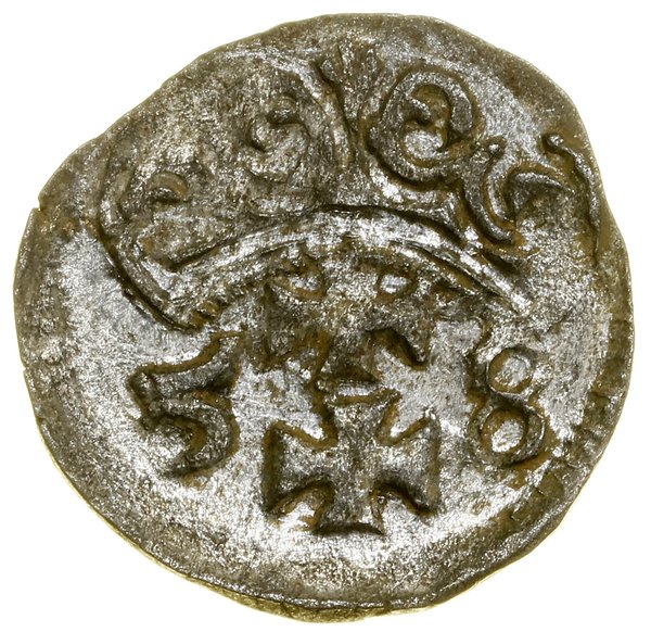 Denar, 1558, Gdańsk