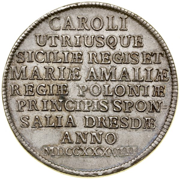 2/3 talara (gulden), 1738, Drezno