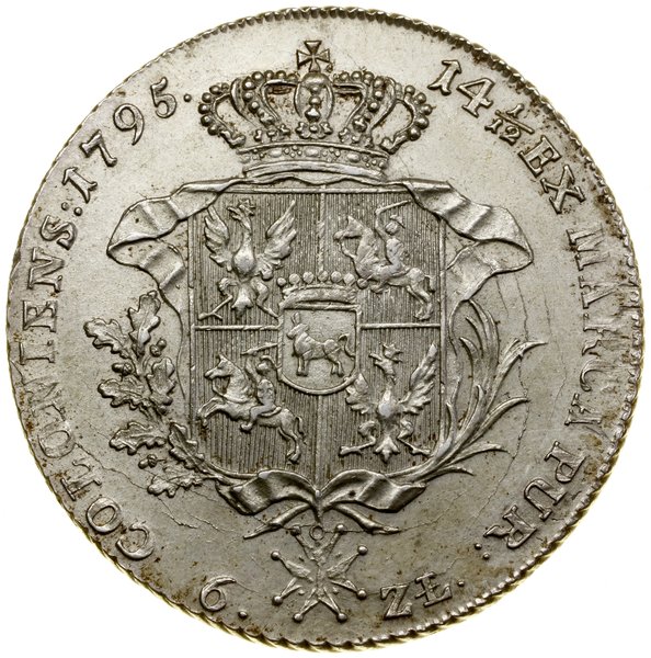 Talar sześciozłotowy, 1795, Warszawa