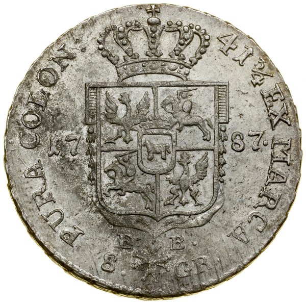 Dwuzłotówka (8 groszy), 1787 EB, Warszawa
