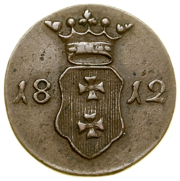 Szeląg, 1812 M, Gdańsk