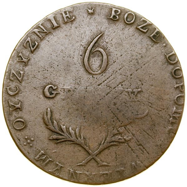 6 groszy, 1813, Zamość