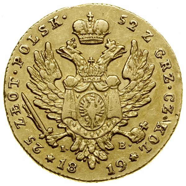 25 złotych, 1819 IB, Warszawa