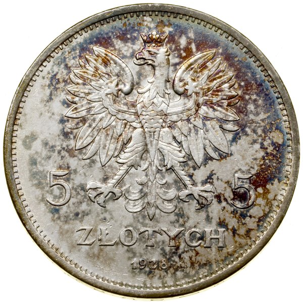 5 złotych, 1928, Warszawa