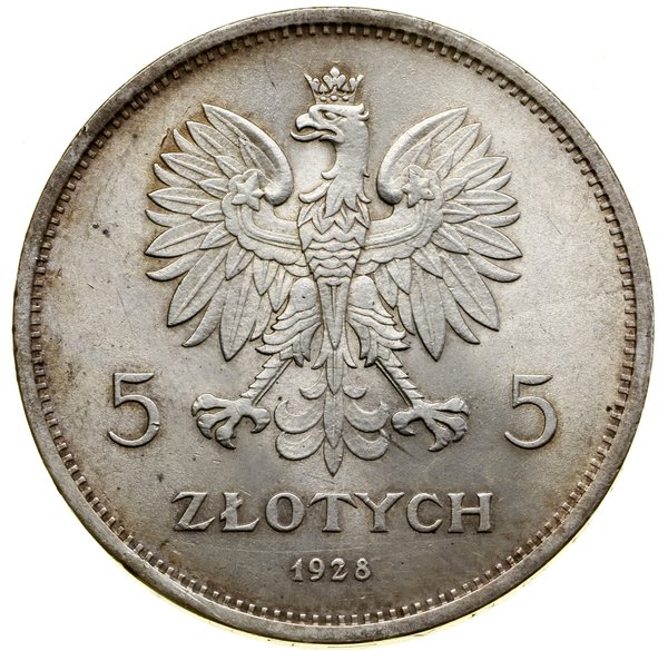 5 złotych, 1928, Warszawa