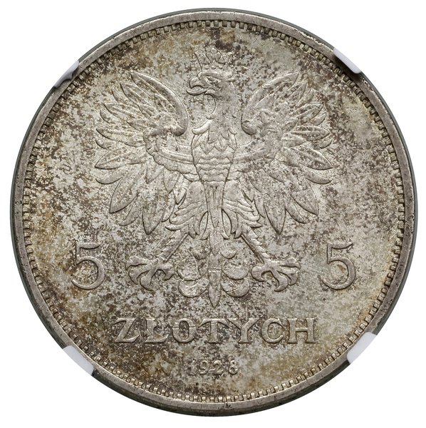 5 złotych, 1928, Bruksela