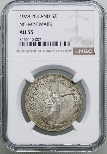 5 złotych, 1928, Bruksela