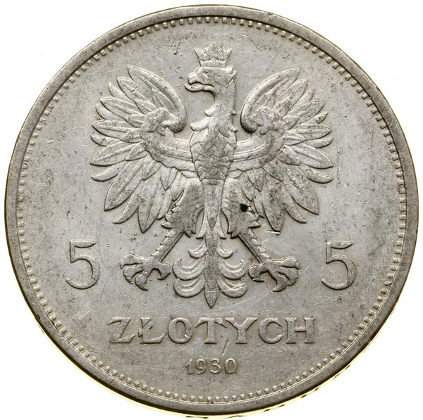 5 złotych, 1930, Warszawa