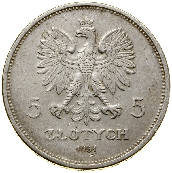 5 złotych, 1931, Warszawa