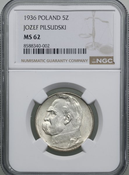 5 złotych, 1936, Warszawa