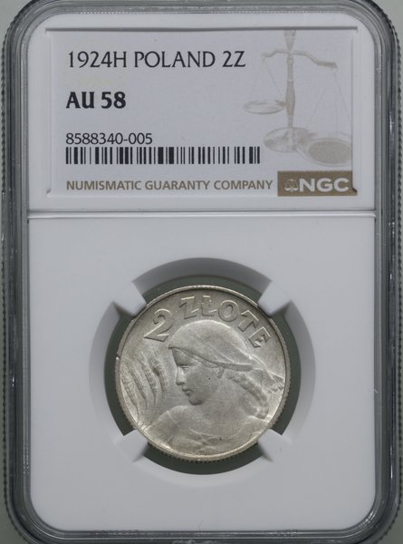 2 złote, 1924 H, Birmingham