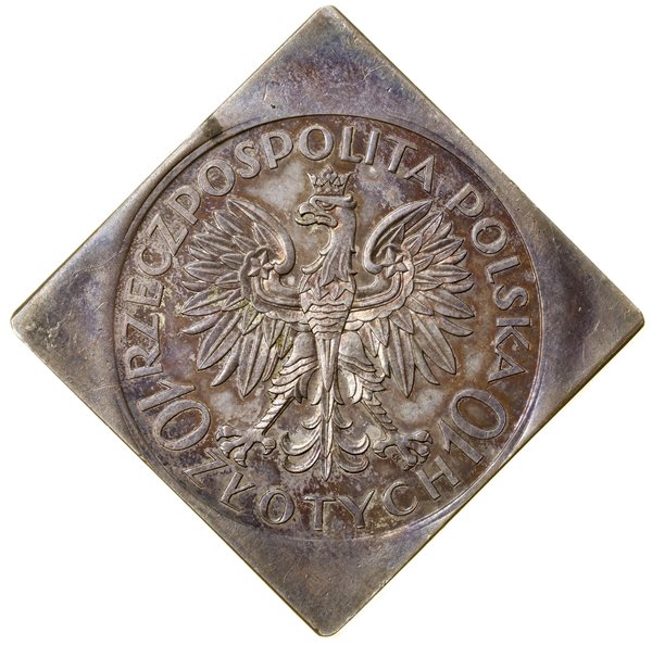 Klipa 10 złotych, 1933, Warszawa