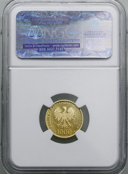 1.000 złotych, 1982, Szwajcaria