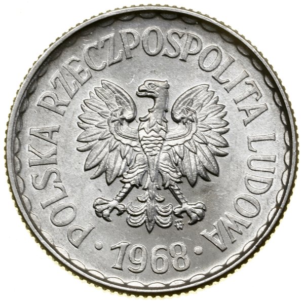 Klaser z monetami polskimi z lat 1949–1972, Kremnica i Warszawa