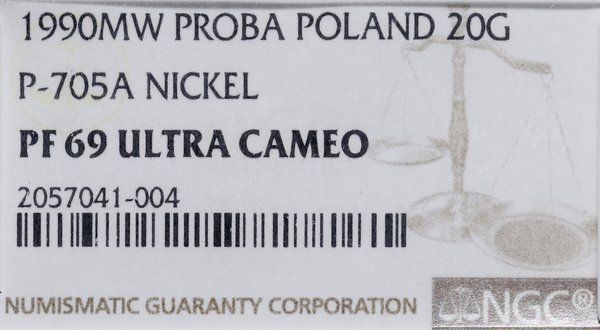 20 groszy, 1990, Warszawa