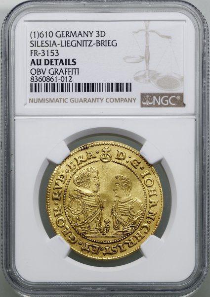 3 dukaty, 1610, Złoty Stok