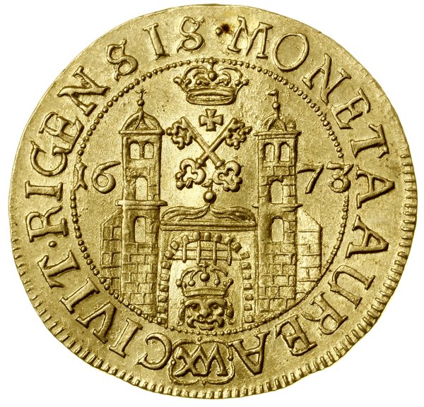 Dukat, 1673, Ryga