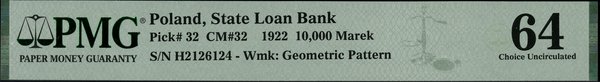 10.000 marek polskich, 11.03.1922