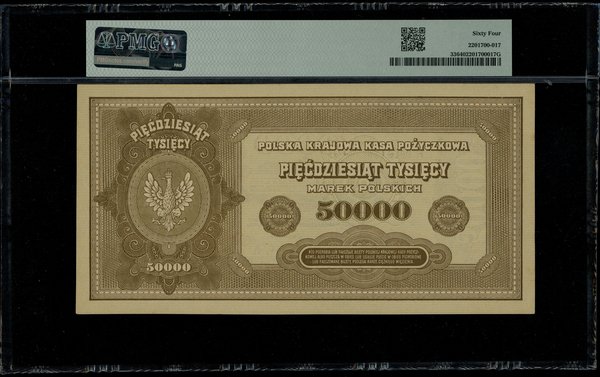 50.000 marek polskich, 10.10.1922