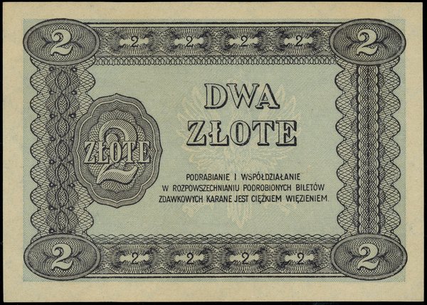 Bilet zdawkowy – 2 złote, 1.05.1925
