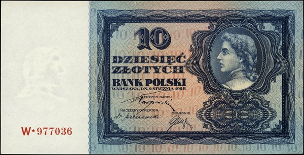 10 złotych, 2.01.1928