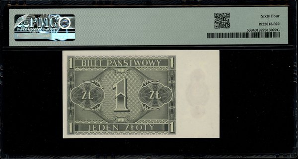 1 złoty, 1.10.1938