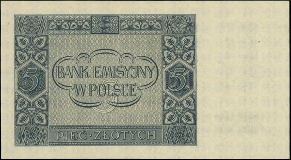 5 złotych, 1.03.1940