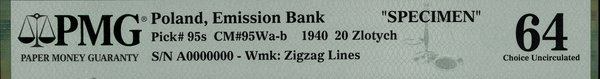 20 złotych, 1.03.1940