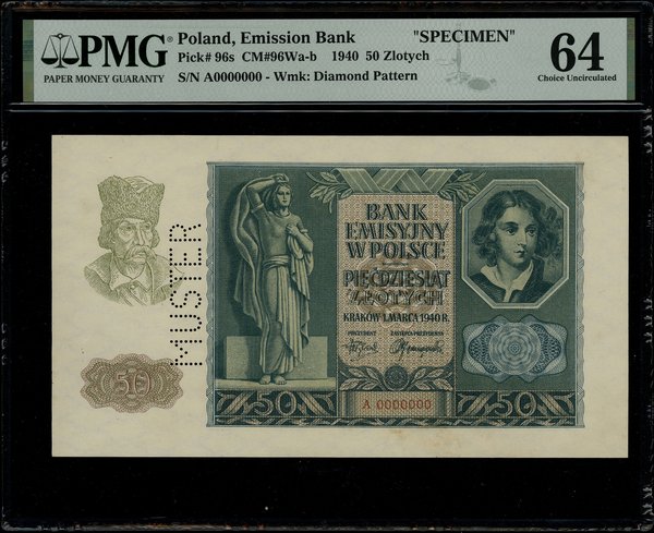 50 złotych, 1.03.1940
