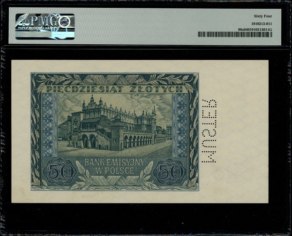 50 złotych, 1.03.1940