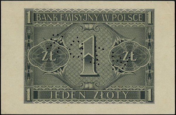 1 złoty, 1.08.1941