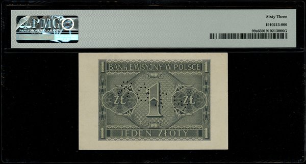 1 złoty, 1.08.1941