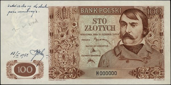 100 złotych, 15.08.1939